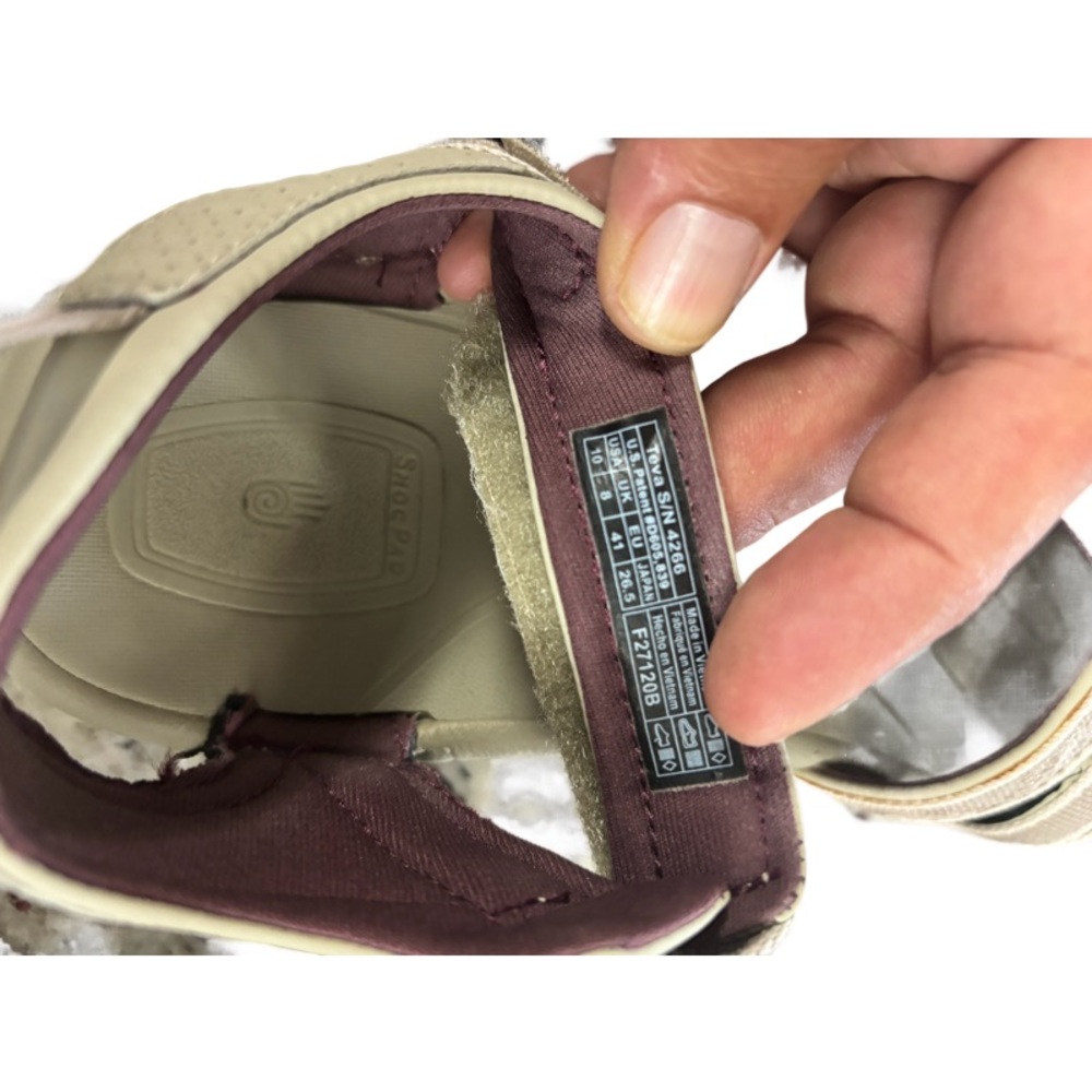 TEVA TIRRA WOMEN SPORT SANDALS VALLEY PLAZA TAUPE US 10 - Picture 6 of 9